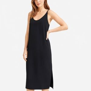 Everlane Black Japanese Goweave Slip dress Size 0